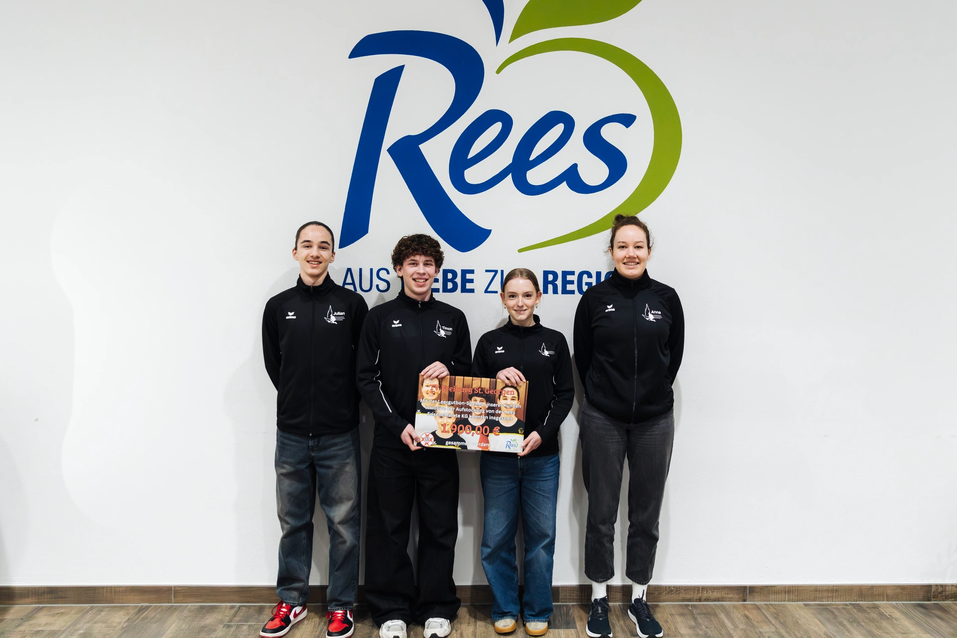 Herzlichen Dank an EDEKA Rees und alle EDEKA-Kundinnen und -Kunden - 1.900 € für unsere Rope Skipping Abteilung