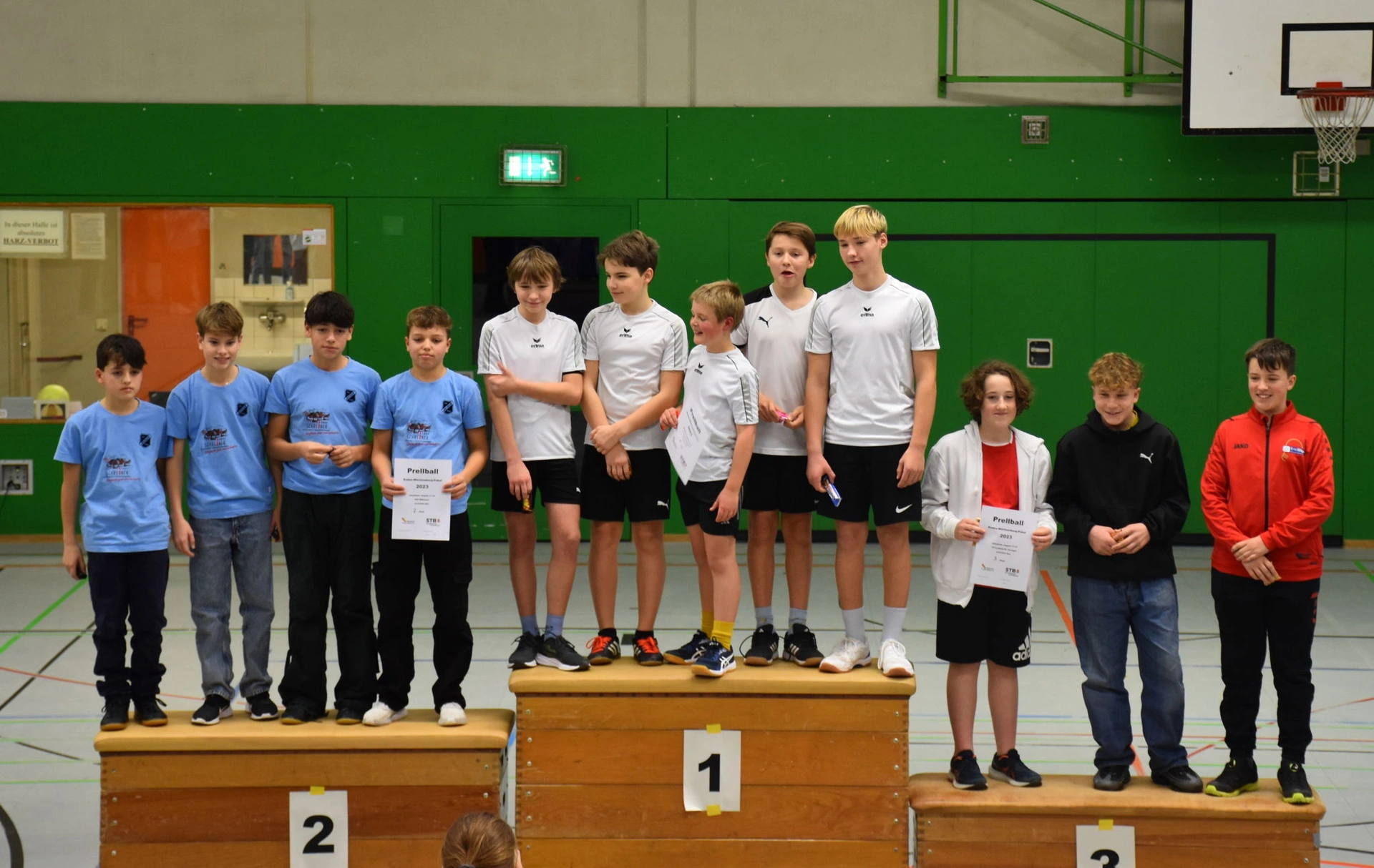 Zweiter Spieltag der Prellballjugend